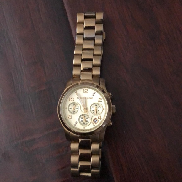 Michael Kors Accessories - Michael Kors Gold Boldface Watch